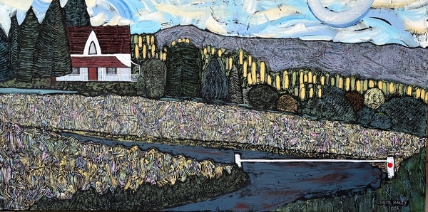 A Day In The Hills 24'x48" Acrylic on Canvas
