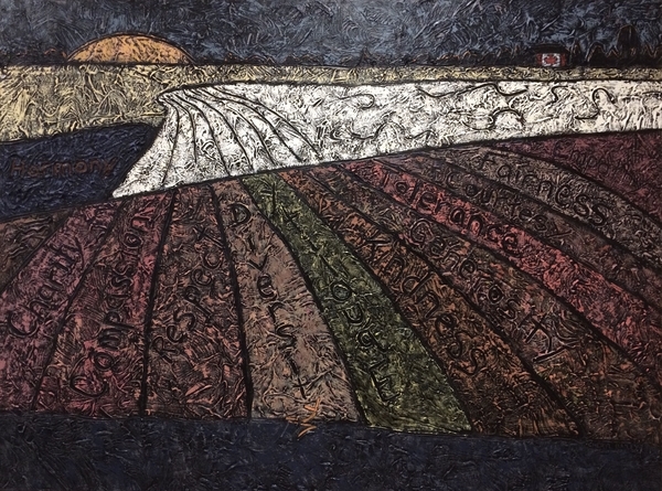 Sowing The Crop 36"x48" Acrylic on canvas